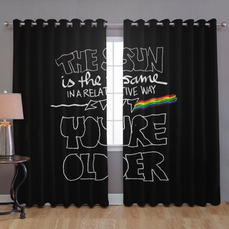 Pink Floyd Window Curtains - The Sun Is The Same In A Relative Way Pink Floyd Window Curtains - The Sun Is The Same In A Relative Way