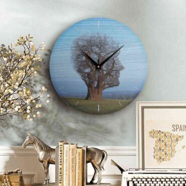 Pink Floyd Wooden Clock - Tree Of Half Life