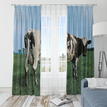 Pink Floyd Window Curtains - Atom Heart Mother Pink Floyd Window Curtains - Atom Heart Mother