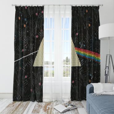 Pink Floyd Window Curtains - Dark Side Of The Moon Candy
