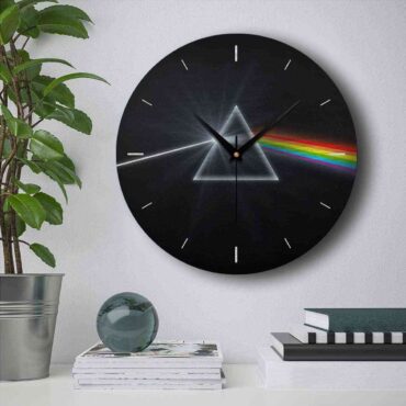 Pink Floyd Wooden Clock - The Dark Side of the Moon Remastered