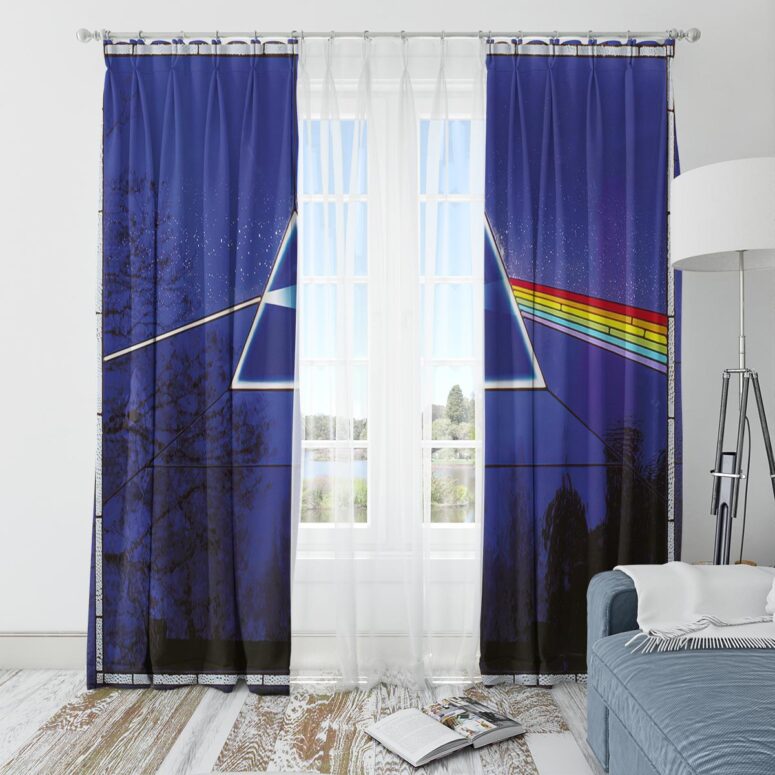 Pink Floyd Window Curtains - Dark Side of the Moon 30th Anniversary Remastered