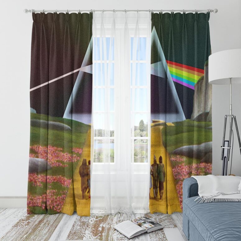 Pink Floyd Window Curtains - Dark Side of the Rainbow x Wizard of Oz at The Logan Theatre