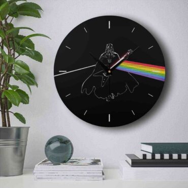 Pink Floyd Wooden Clock - Darth Vader of The Moon