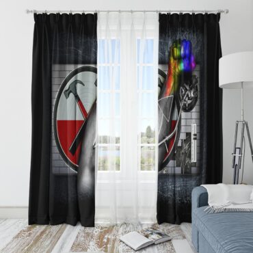 Pink Floyd Window Curtains - Deejay The Wall Shirt