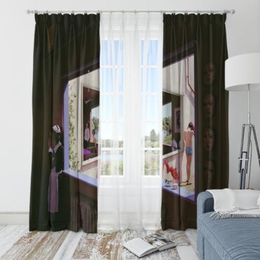 Echoes I Compilation Album Art 2001 Pink Floyd Window Curtains