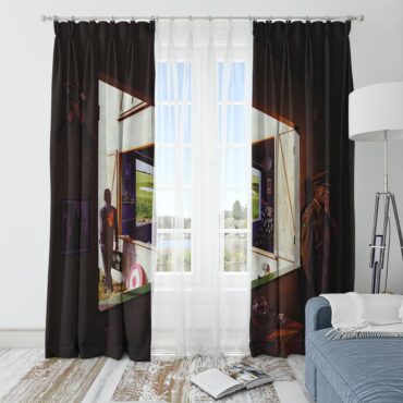 Pink Floyd Window Curtains - Echoes II Compilation Album Art 2001