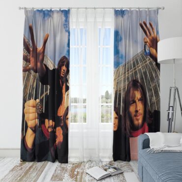 Pink Floyd Window Curtains - Fish Eye Photo