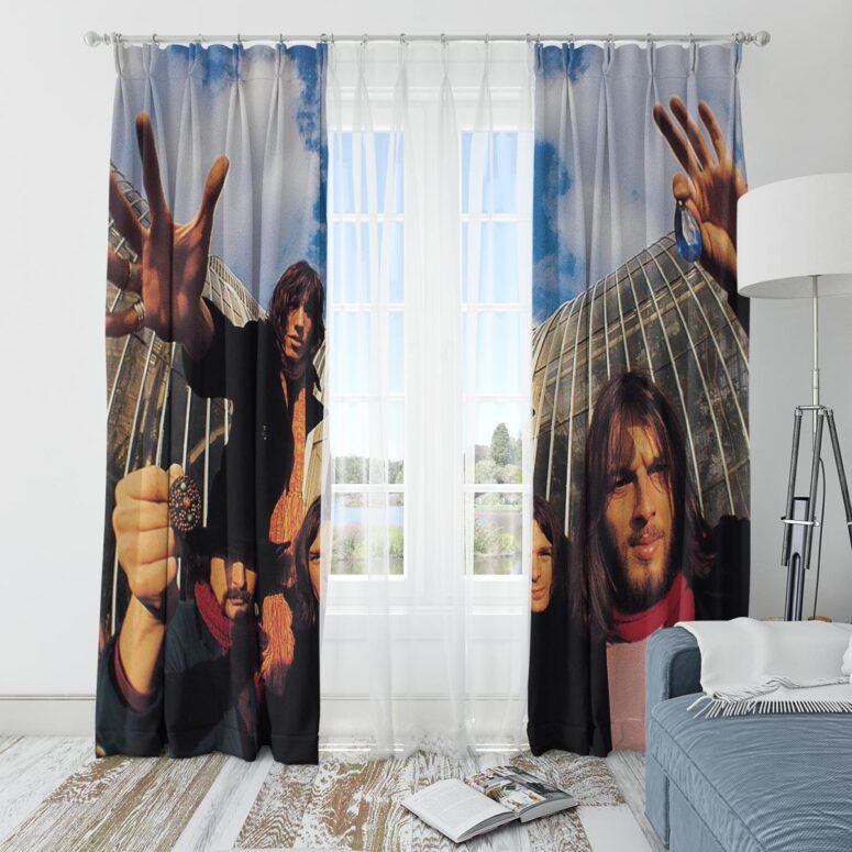 Pink Floyd Window Curtains - Fish Eye Photo