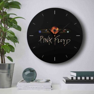 Pink Floyd Wooden Clock - GALAXY Dark Side Of The Moon