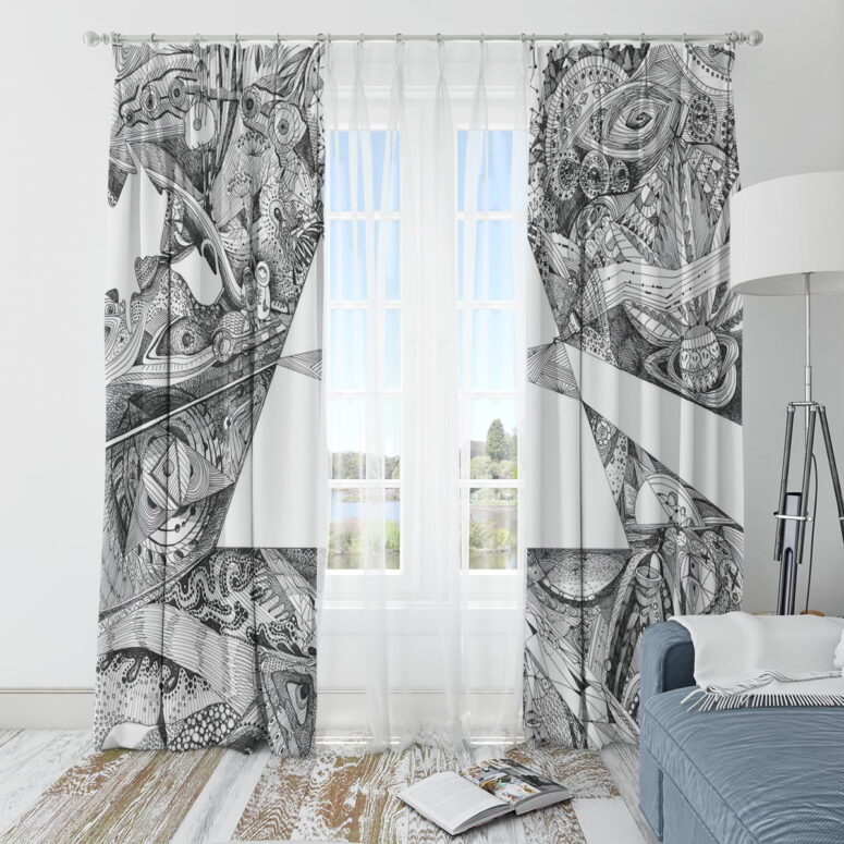 Pink Floyd Window Curtains - Memories Fan Art Pink Floyd Window Curtains - Memories Fan Art