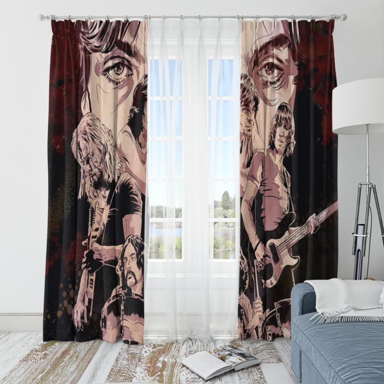 Pink Floyd Window Curtains - The Legend Of Rock