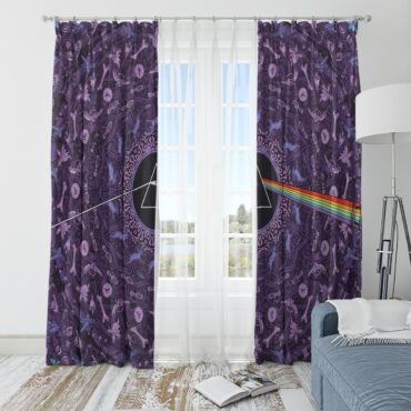 Pink Floyd Window Curtains - Dark Side of the Moon Album Psychedelic