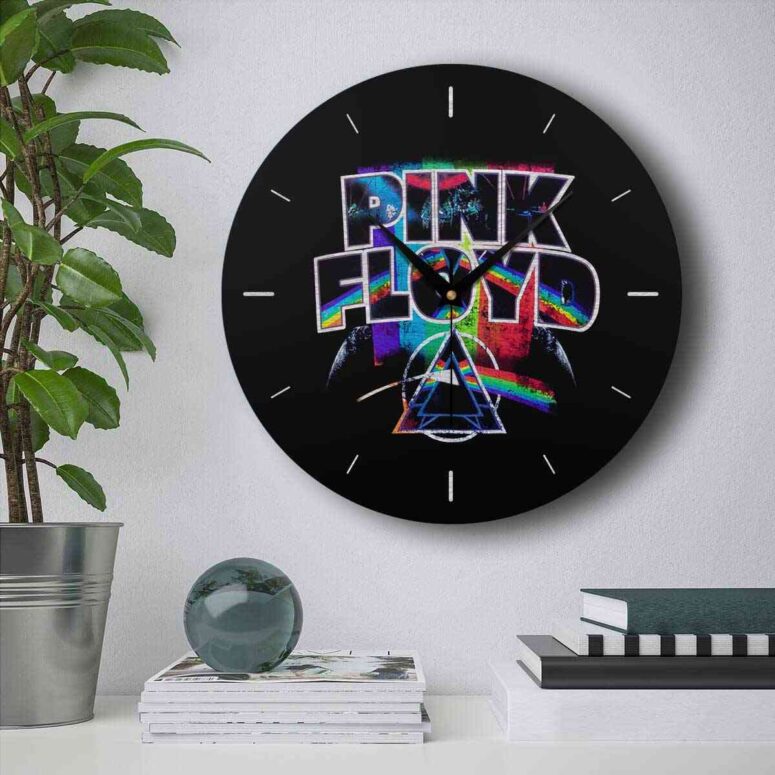 Pink Floyd Wooden Clock - Full Color Pink Floyd Wooden Clock - Full Color