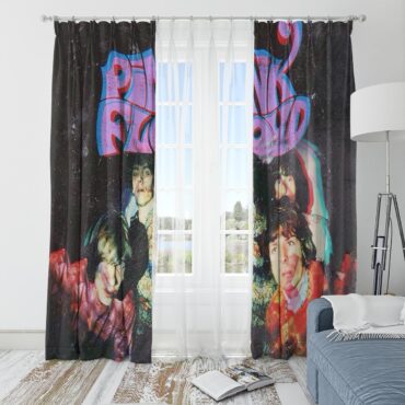 Pink Floyd Window Curtains - Psychedelic Art