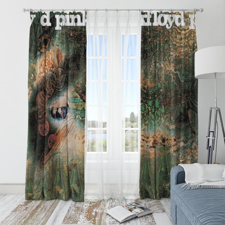 Pink Floyd Window Curtains - Saucerful Of Secrets Pink Floyd Window Curtains - Saucerful Of Secrets