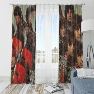 Pink Floyd Window Curtains - The Piper At The Gates