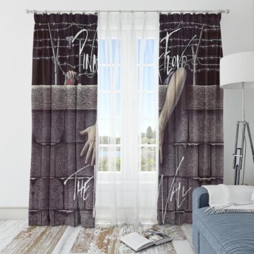 Pink Floyd Window Curtains - Escape from The Wall