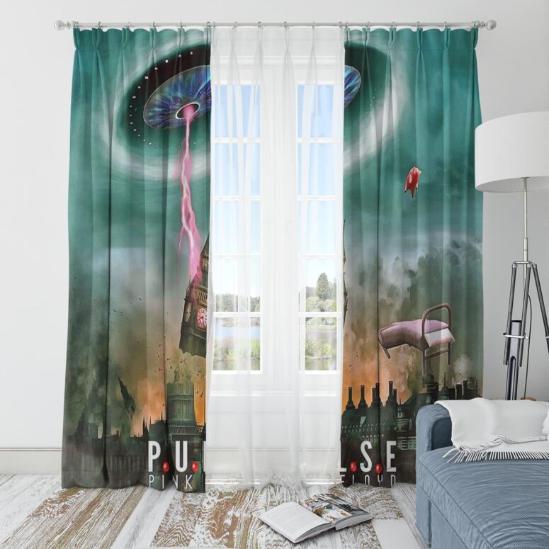 Pink Floyd Window Curtains - Power of Pulse