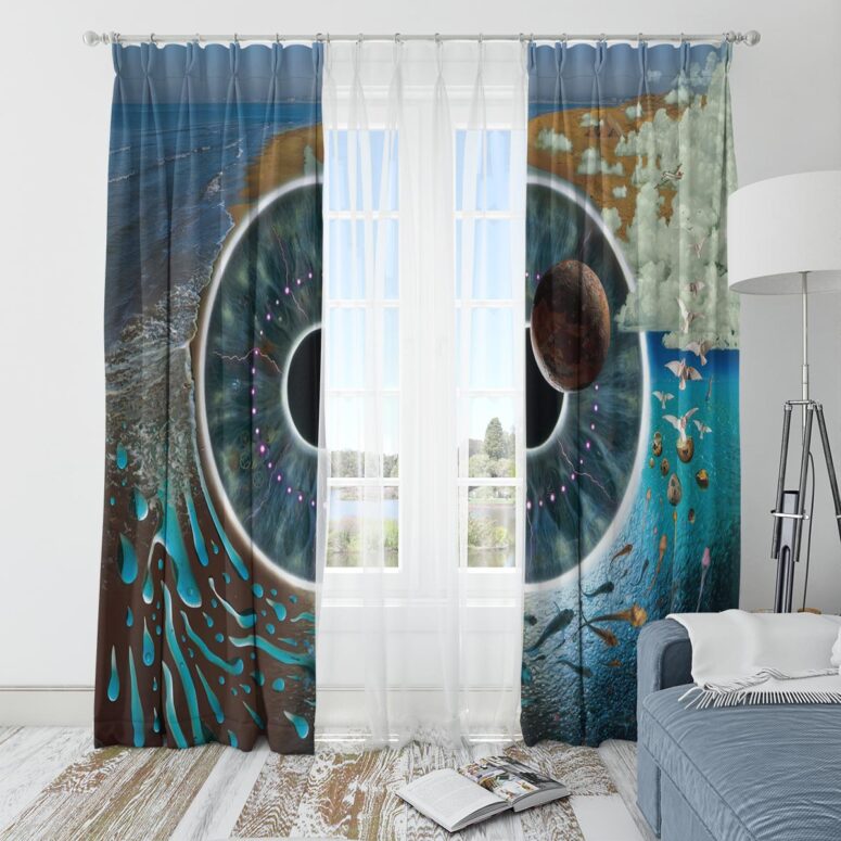 Pink Floyd Window Curtains - Pulse Pink Floyd Window Curtains - Pulse