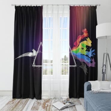 Pink Floyd Window Curtains - Rabbit