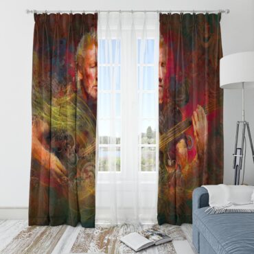Pink Floyd Window Curtains - Roger Waters Digital Painting
