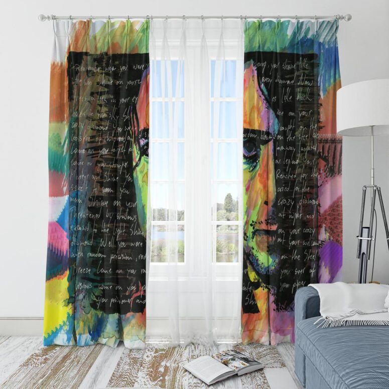 Pink Floyd Window Curtains - Shine on You Crazy Diamond Lyric Syd Barrett Pink Floyd Window Curtains - Shine on You Crazy Diamond Lyric Syd Barrett