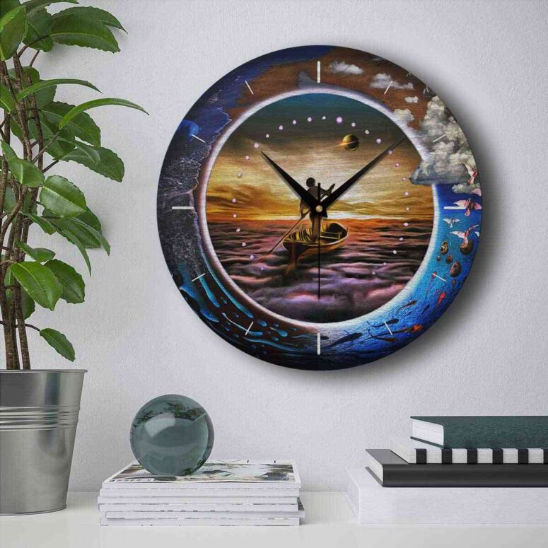 Pink Floyd Wooden Clock - The Endless River