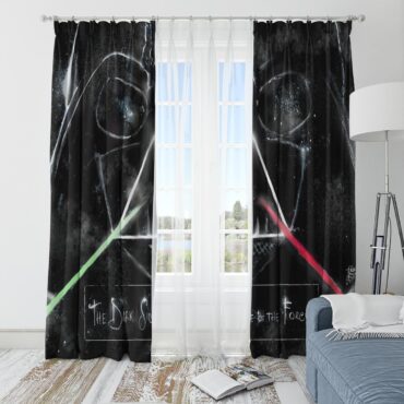 Pink Floyd Window Curtains - The dark side of the force