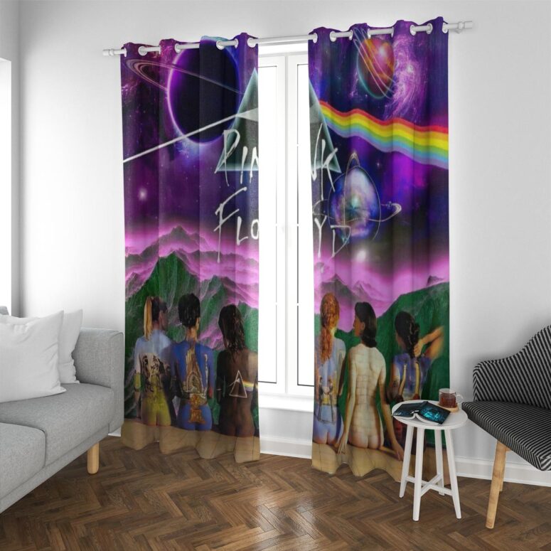 Pink Floyd Window Curtains - Album Illustration DSOTM Pink Floyd Window Curtains - Album Illustration DSOTM