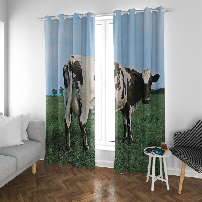Pink Floyd Window Curtains - Atom Heart Mother