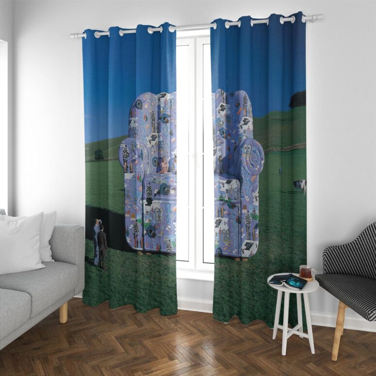 Pink Floyd Window Curtains - Characters Chair Pink Floyd Window Curtains - Characters Chair