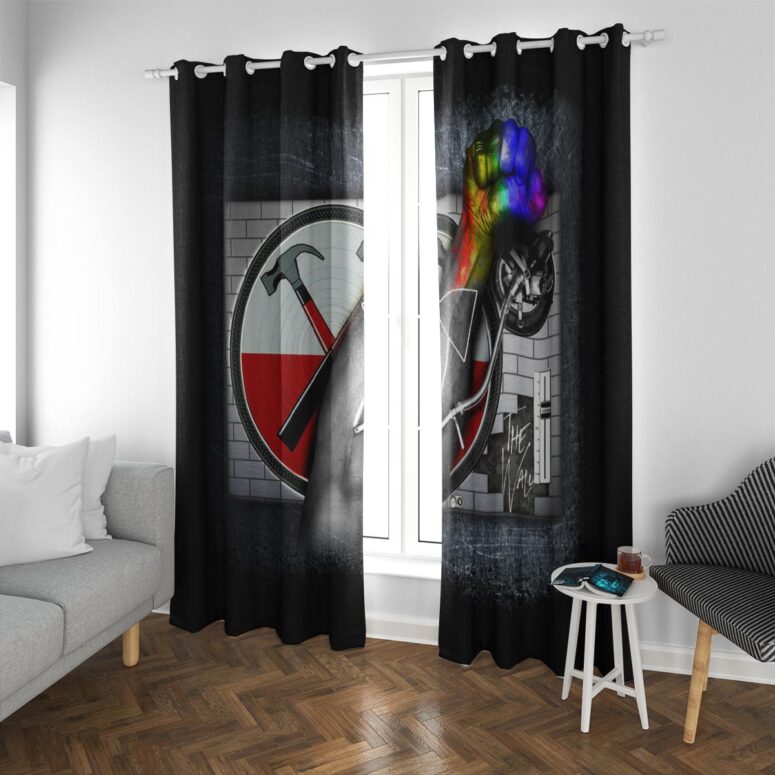 Pink Floyd Window Curtains - Deejay The Wall Shirt Pink Floyd Window Curtains - Deejay The Wall Shirt