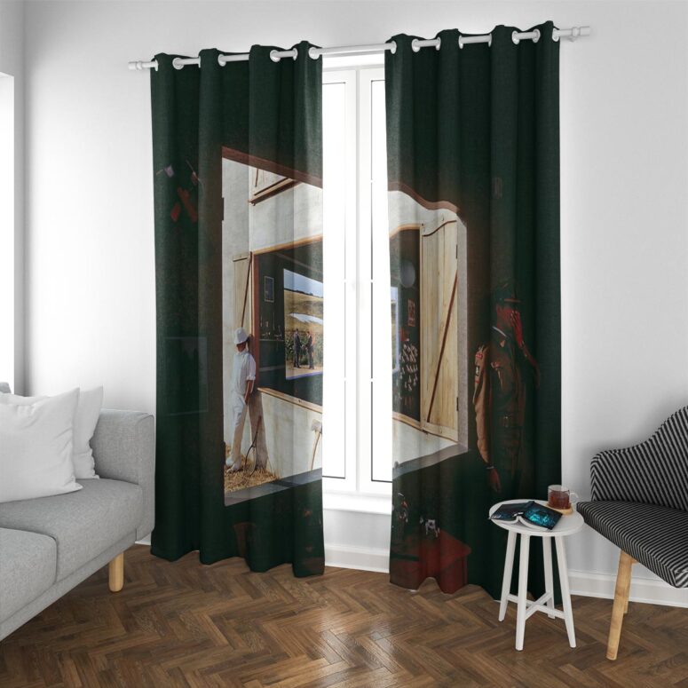 Pink Floyd Window Curtains - Echoes III Compilation Album Art 2001 Pink Floyd Window Curtains - Echoes III Compilation Album Art 2001