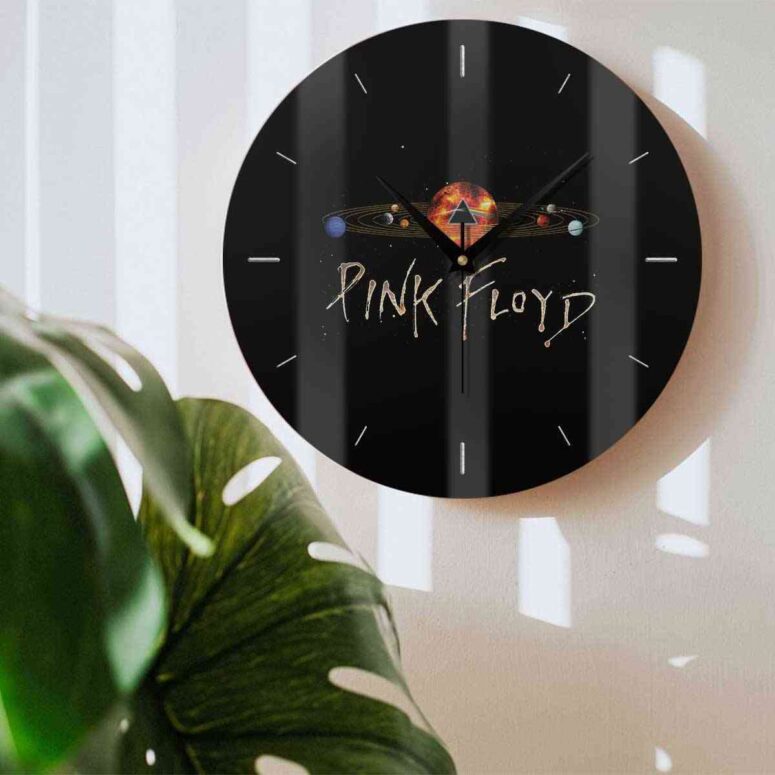 Pink Floyd Wooden Clock - GALAXY Dark Side Of The Moon