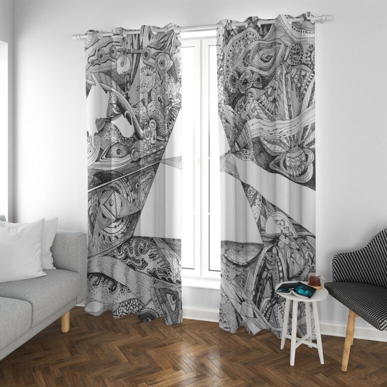 Pink Floyd Window Curtains - Memories Fan Art Pink Floyd Window Curtains - Memories Fan Art