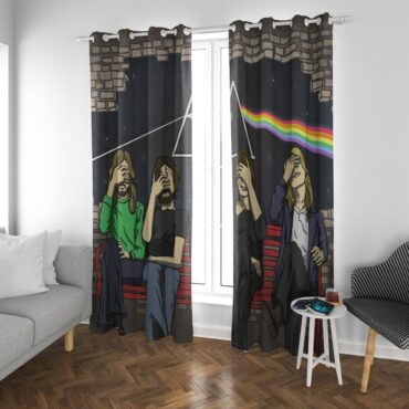 Pink Floyd Window Curtains - Facepalm