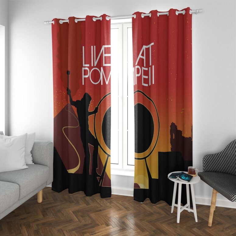Pink Floyd Window Curtains - Live At Pompeii
