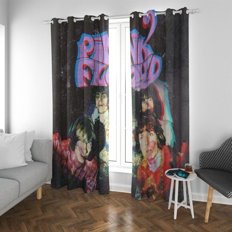 Pink Floyd Window Curtains - Psychedelic Art Pink Floyd Window Curtains - Psychedelic Art