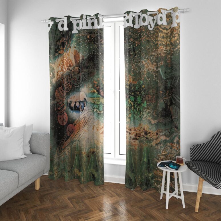 Pink Floyd Window Curtains - Saucerful Of Secrets Pink Floyd Window Curtains - Saucerful Of Secrets