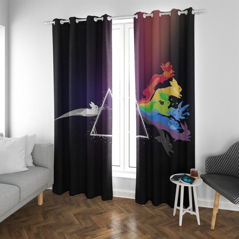 Pink Floyd Window Curtains - Rabbit