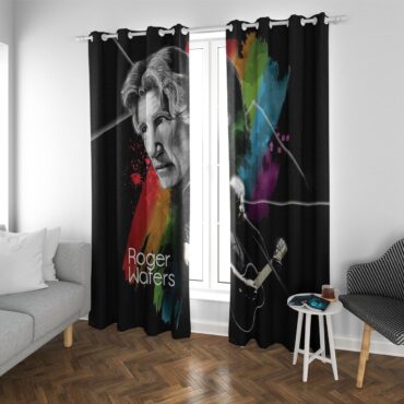 Pink Floyd Window Curtains - Roger Water Art