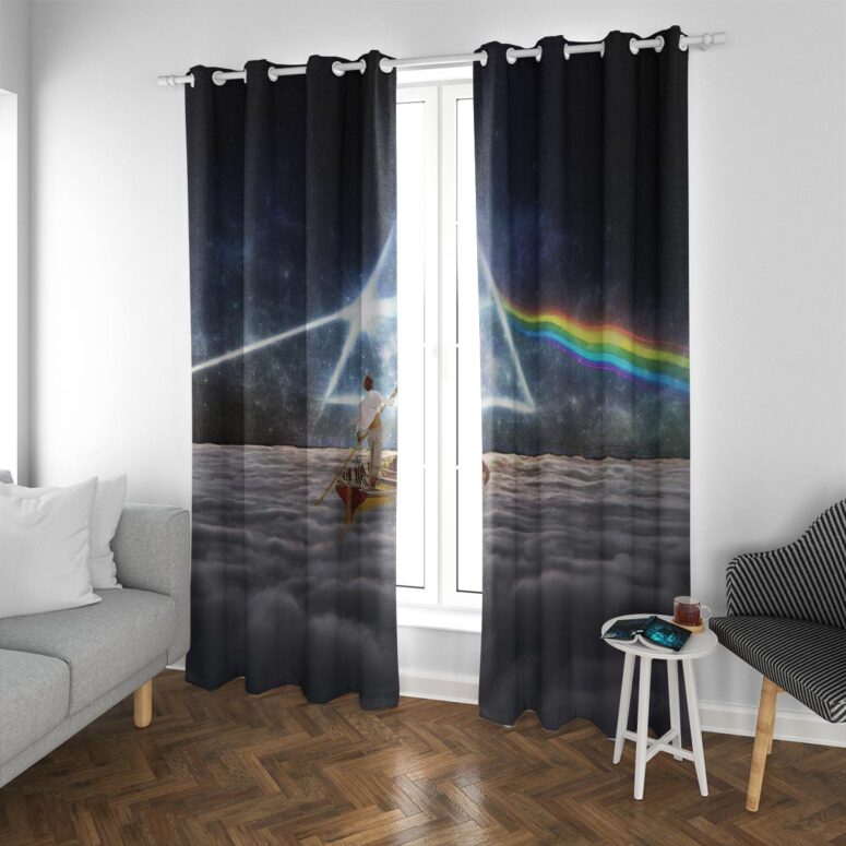 Pink Floyd Window Curtains - The Endless River x DSOTM Pink Floyd Window Curtains - The Endless River x DSOTM