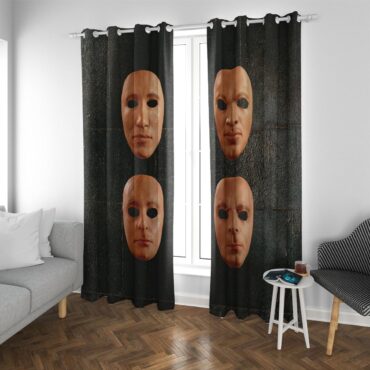 Pink Floyd Window Curtains - The Wall Live Masks Album Cover 2000