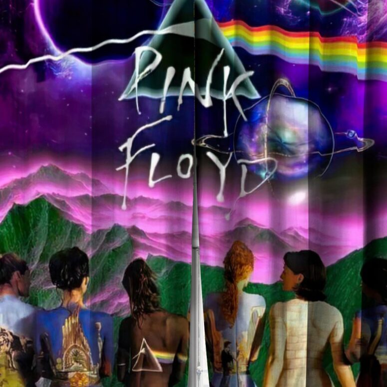 Pink Floyd Window Curtains - Album Illustration DSOTM Pink Floyd Window Curtains - Album Illustration DSOTM