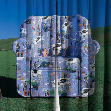 Pink Floyd Window Curtains - Characters Chair