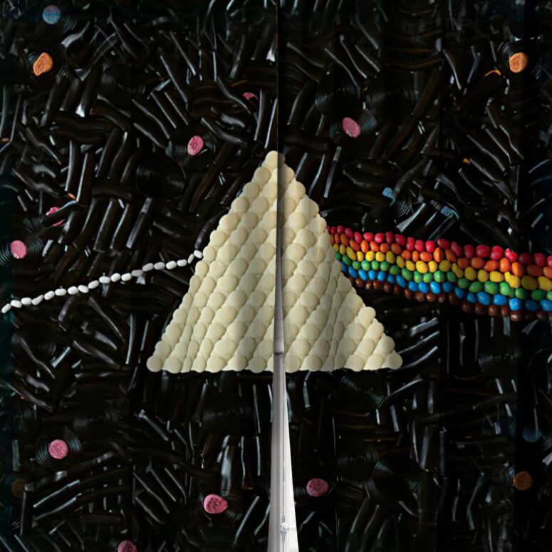 Pink Floyd Window Curtains - Dark Side Of The Moon Candy Pink Floyd Window Curtains - Dark Side Of The Moon Candy