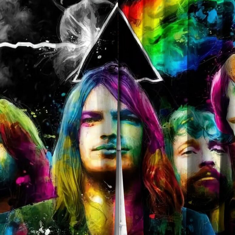 Pink Floyd Window Curtains - Dark Side Of The Moon Pink Floyd Band Pink Floyd Window Curtains - Dark Side Of The Moon Pink Floyd Band