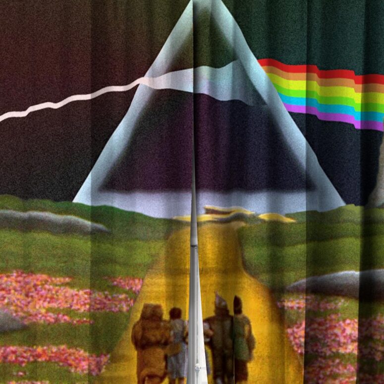 Pink Floyd Window Curtains - Dark Side of the Rainbow x Wizard of Oz at The Logan Theatre
