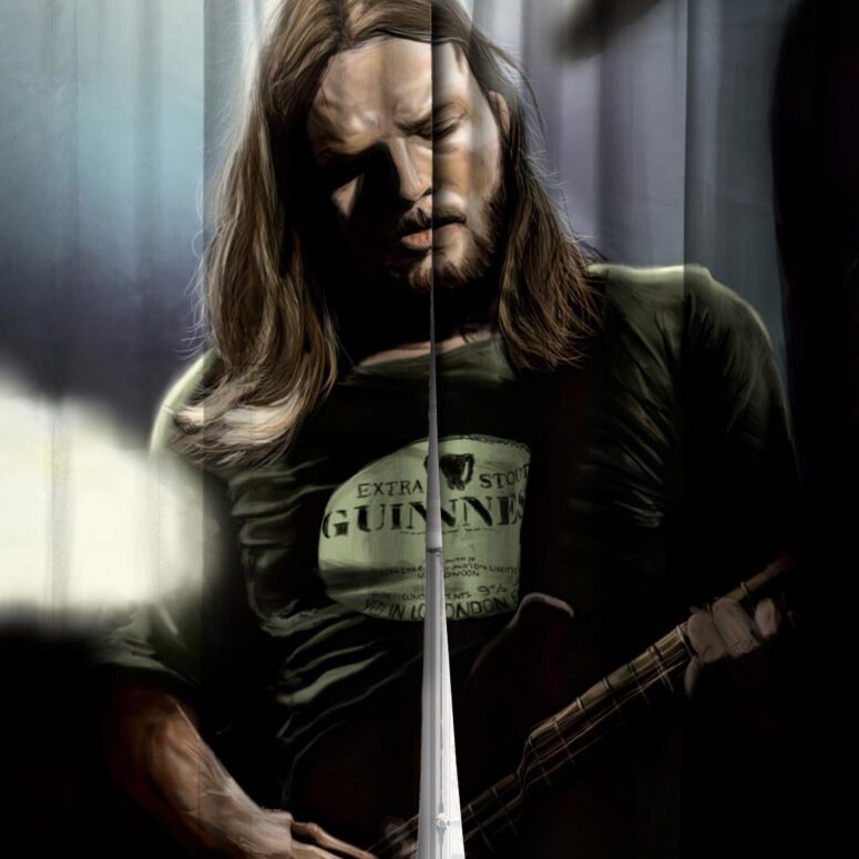Pink Floyd Window Curtains - Dawid Gilmour fan art
